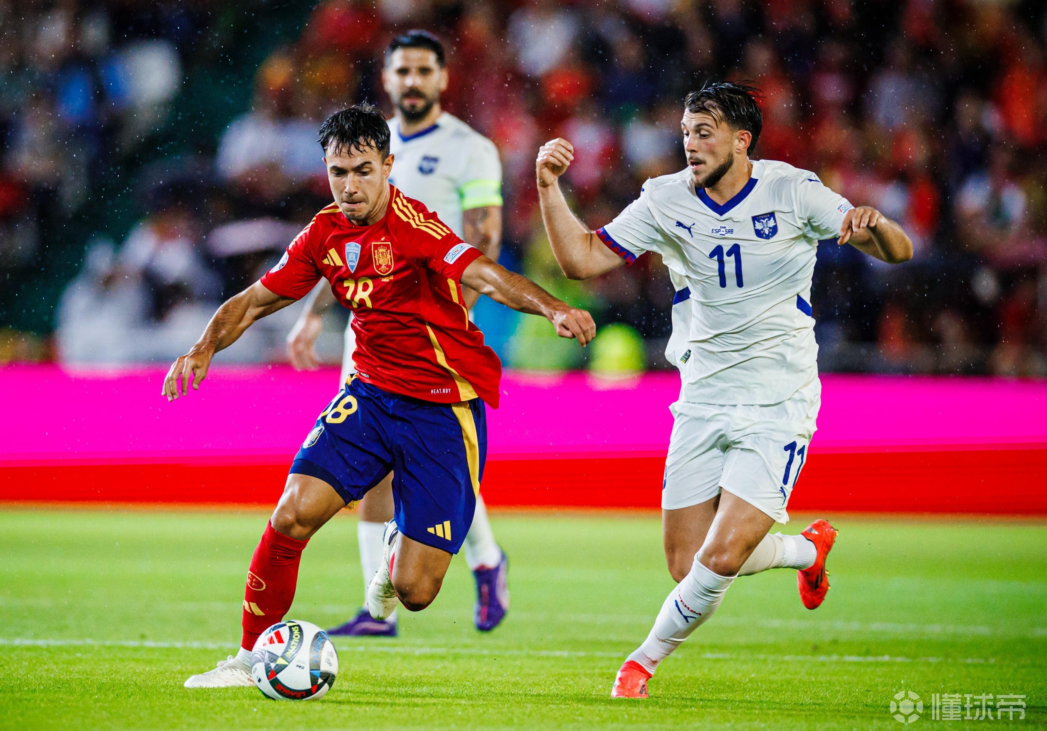 西班牙队在对阵塞尔维亚的比赛中实现连胜吗